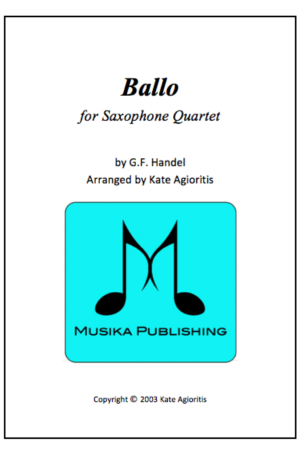 Ballo – Saxophone Quartet