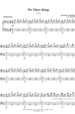 We Three Kings – Alto Sax/Piano