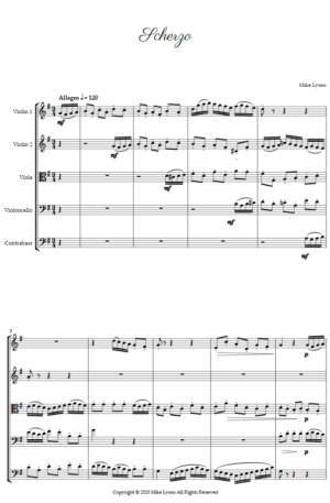 String Quintet – Scherzo