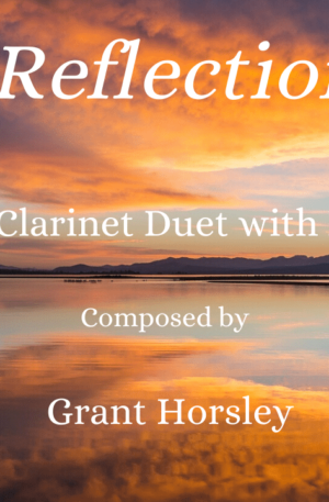 Reflection For Clarinet Duet with Piano- Early Intermediate
