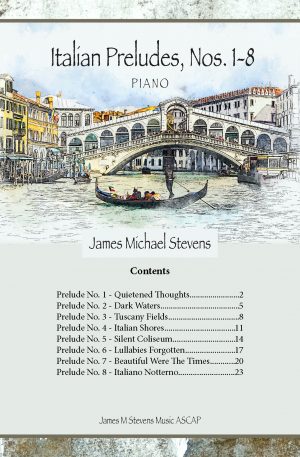 Italian Preludes, Nos. 1-8 – Piano Book