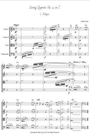 String Quartet No. 2 in C