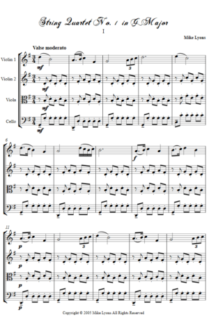 String Quartet No. 1 in G