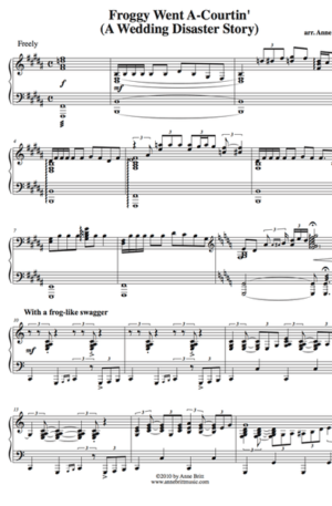 Froggy Went A-Courtin’ (gospel blues remix) – Advanced Intermediate Piano Solo