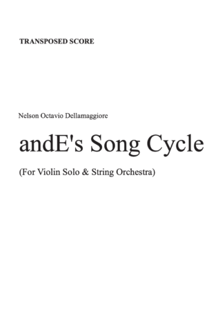 andE’s Song Cycle (score & parts)