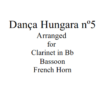 Hungarian Dance No. 5 - Wind Trio