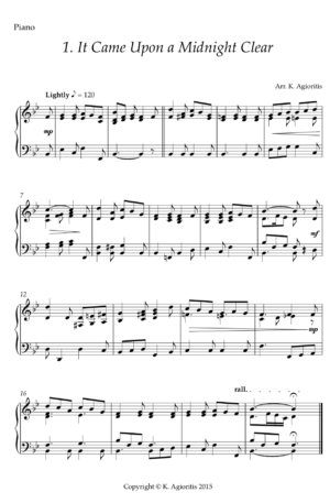 More Carols for Four! – Flexible Instrumentation – Piano Accompaniment