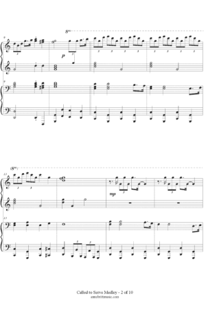 Called to Serve Medley – Intermediate Piano Duet