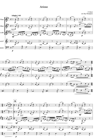 quintet bach arioso