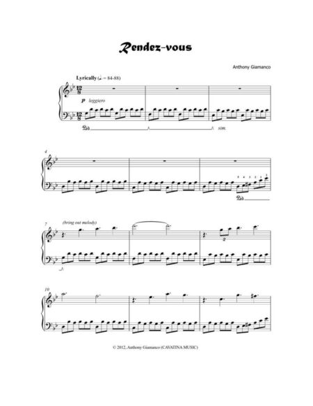 RENDEZ-VOUS [piano solo]