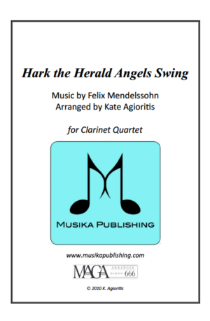Hark the Herald Angels SWING! – for Clarinet Quartet