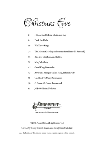 Christmas Eve songbook – intermediate piano solos