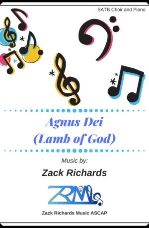 Agnus Dei (Lamb of God) for SATB Choir and Piano