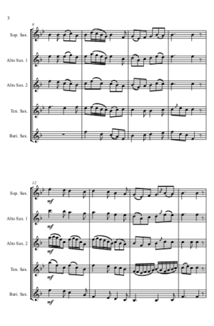 Good King Wenceslas – for Saxophone Quartet