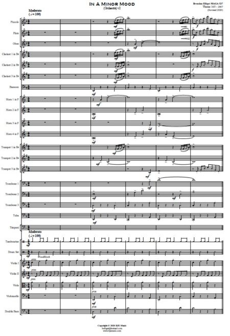 382 In A Minor Mood Orchestra SAMPLE page 01