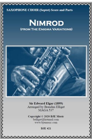 Nimrod (From the Enigma Variations) – Saxophone Septet