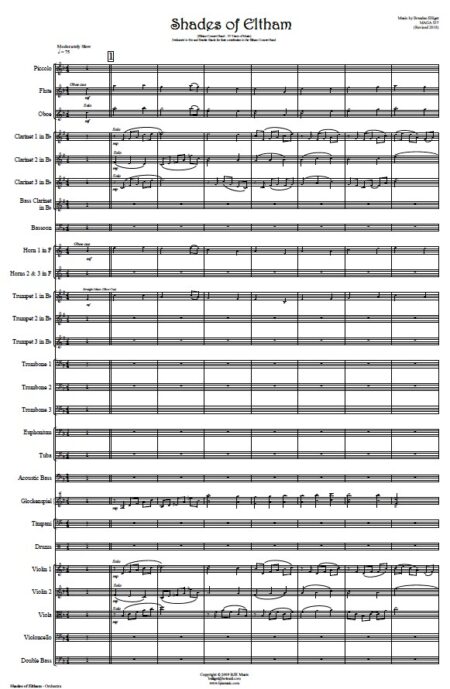 236 Shades of Eltham Orchestra SAMPLE page 01