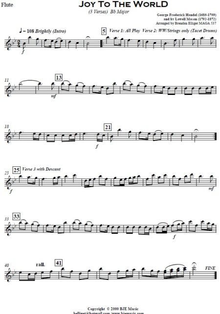 273 Joy to the World Concert Band Orchestra SAMPLE page 05