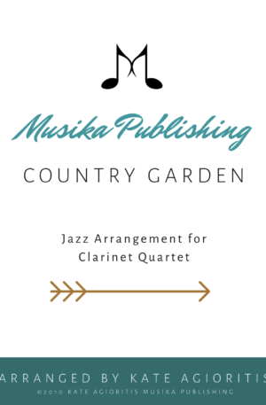 Country Garden – Jazz Arrangement for Clarinet Quartet