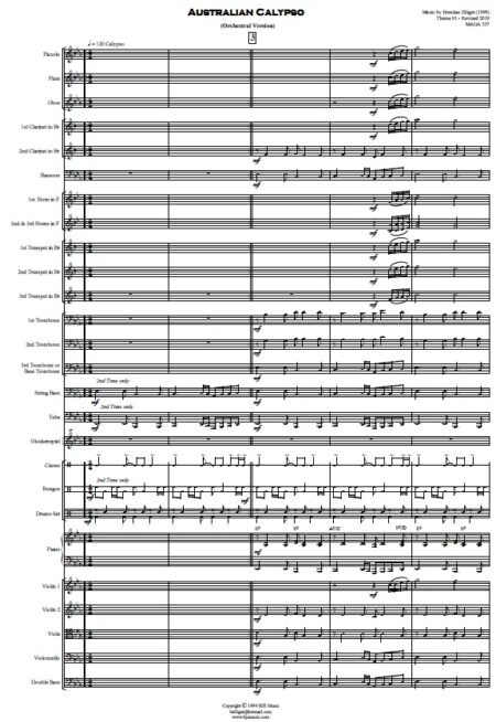 337 Australian Calypso Orchestra SAMPLE page 01