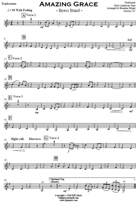 245 Amazing Grace Brass Band SAMPLE page 06