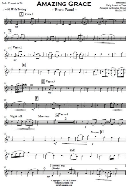 245 Amazing Grace Brass Band SAMPLE page 05