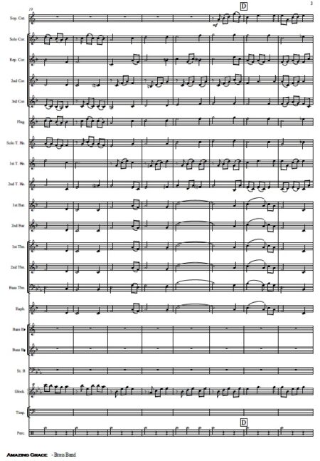 245 Amazing Grace Brass Band SAMPLE page 03