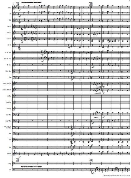 009 Christmas Suite No 1 Concert Band SAMPLE page 05