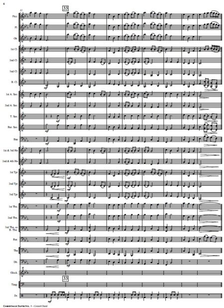 009 Christmas Suite No 1 Concert Band SAMPLE page 04