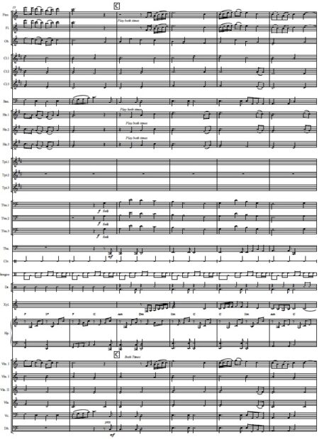 437 Before The Day Ends Concert Band SCORE page 03