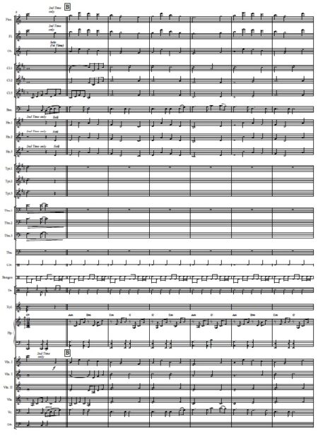 437 Before The Day Ends Concert Band SCORE page 02