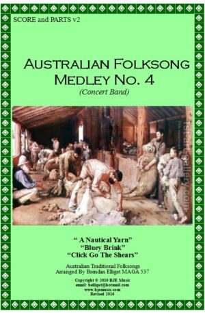 Australian Folksong Medley No. 4 – Concert Band