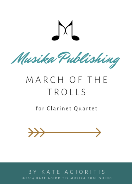 March of the Trolls Clarinet Quartet