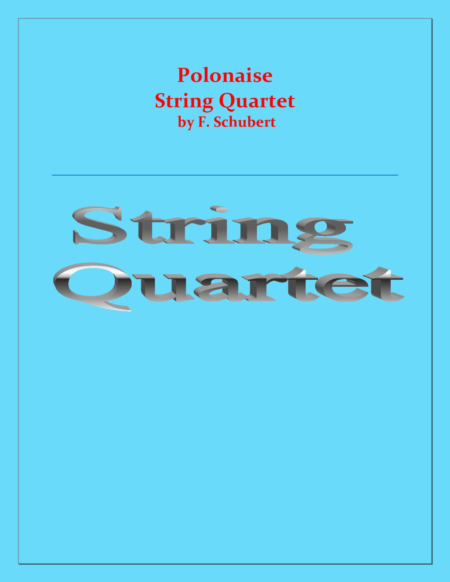 lonaise String Quartet Cover Page. 0