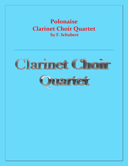 Polonaise for clarinet quartet