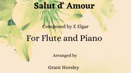 Copy of Salut d Amour flute