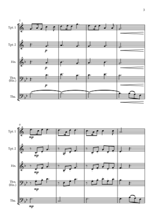 The Skye Boat Song – for Brass Quartet