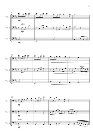 The Skye Boat Song – Cello Trio