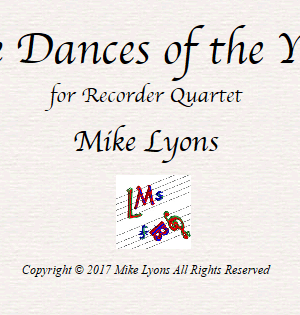 Recorder Quartet – Dances of the Year