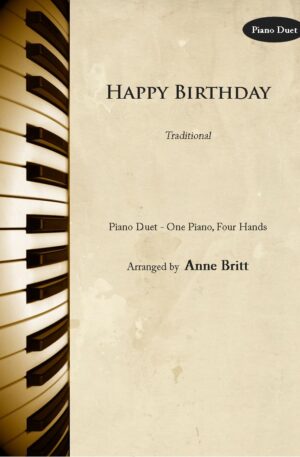 Happy Birthday – intermediate piano duet