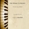 DoWhatIsRight cover