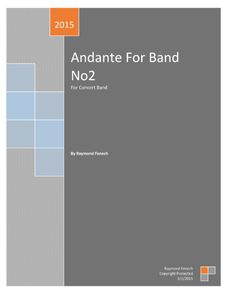 Cover Page Andante For Band1