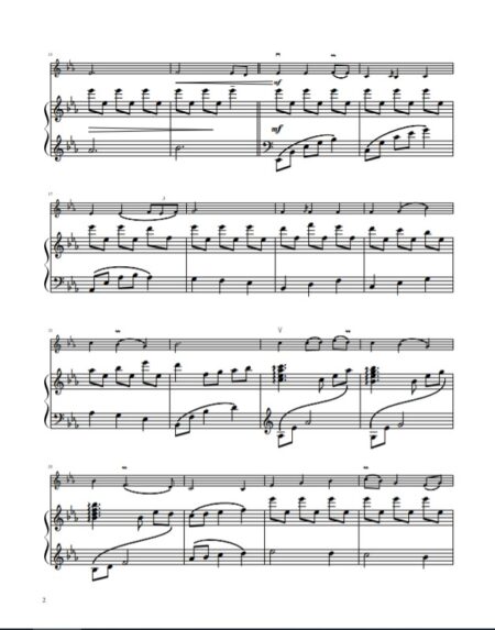 Be Thou My Vision Violin Solo with Piano Accompaniment Sample page 2