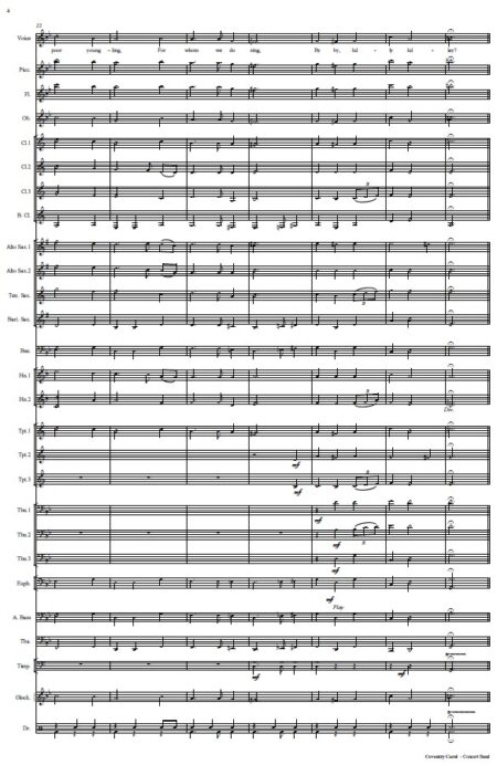 196 Covertry Carol Concert Band SAMPLE page 04