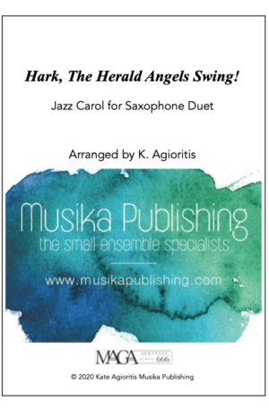 Hark the Herald Angels SWING! – for Saxophone Duet