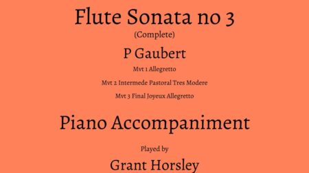 Copy of Sonata no 3 gaubert 1