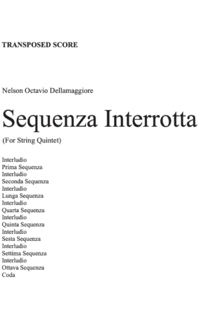 Sequenza Interrotta (score & 5 parts)