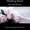 Wedding March Unaccompanied Violin Solo Title