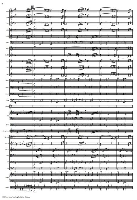 475 I Will Never Forget You Song for Marian Orchestra SAMPLE page 04