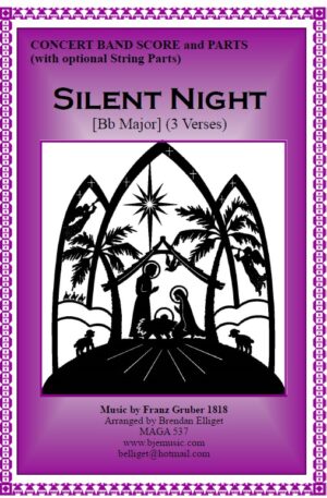 Silent Night (Christmas) – Concert Band with Optional String Parts